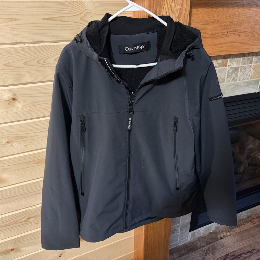 Calvin Klein Men's Dark Gray Performance Jacket